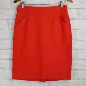 J. Crew Factory Pencil Skirt Double-Serge Cotton